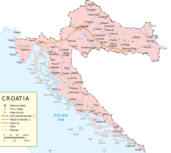 Map of Bulgaria 