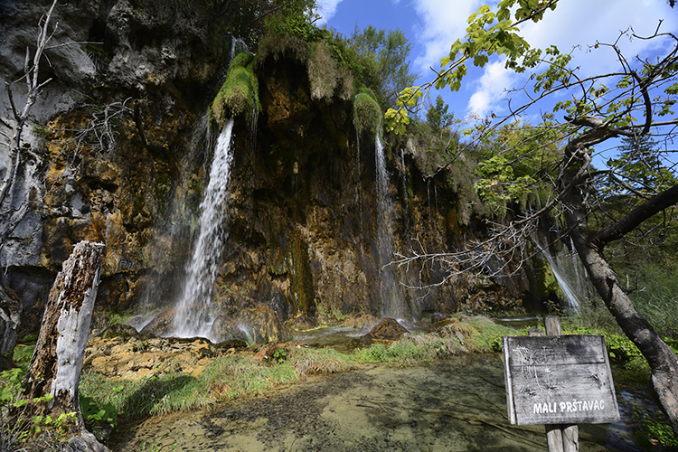 Mali Prstavac Waterfalls at Gornja Jezera, Croatia, 2019