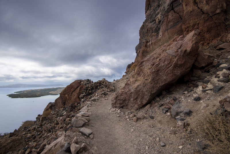 Blue Skies Ahead, Skaros Rock, Santorini, South Aegean, Greece 2021