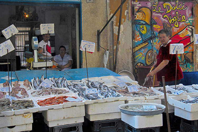 Naples Fish Market, Naples, Italy 2015