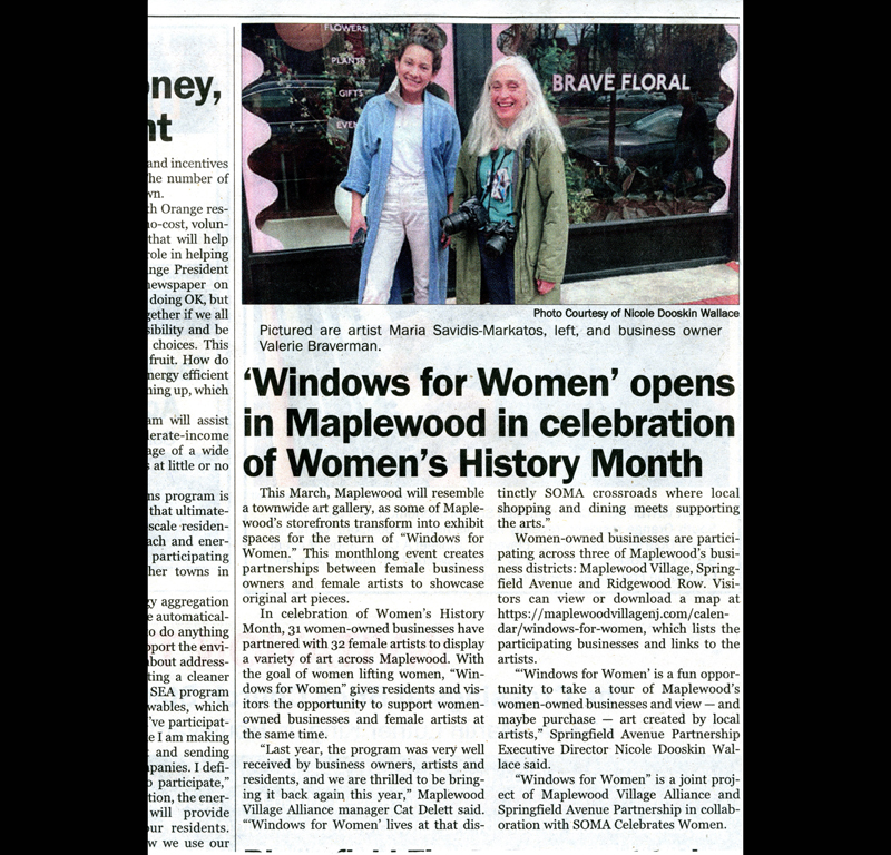 Windows for Women opens in Maplewood in cellebration of Women's History Month