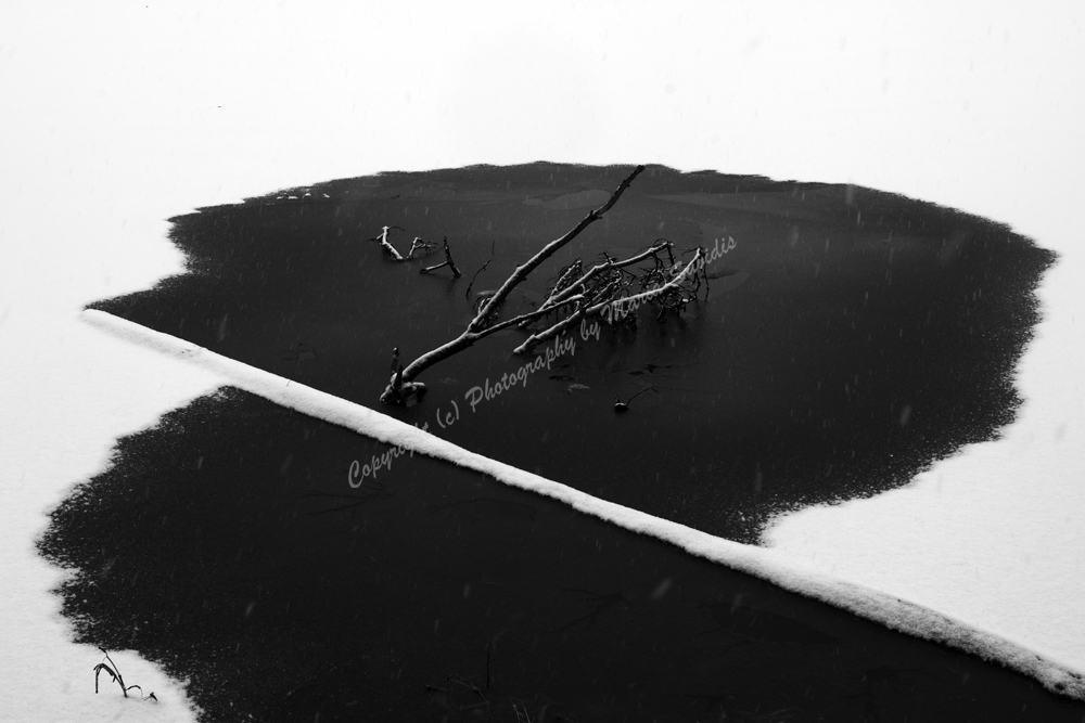 Snow and Ice, Orange Reservoir, Library, West Orange, NJ