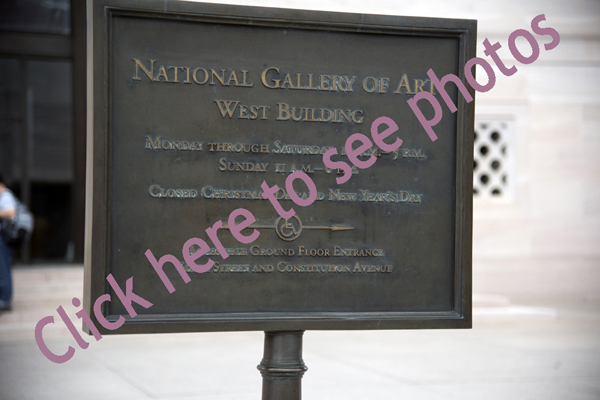 Click here to see photos from the National Art Gallery, Washington, DC