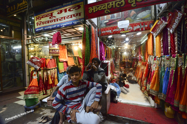 Sari Shop, Old Delhi, India, 2019